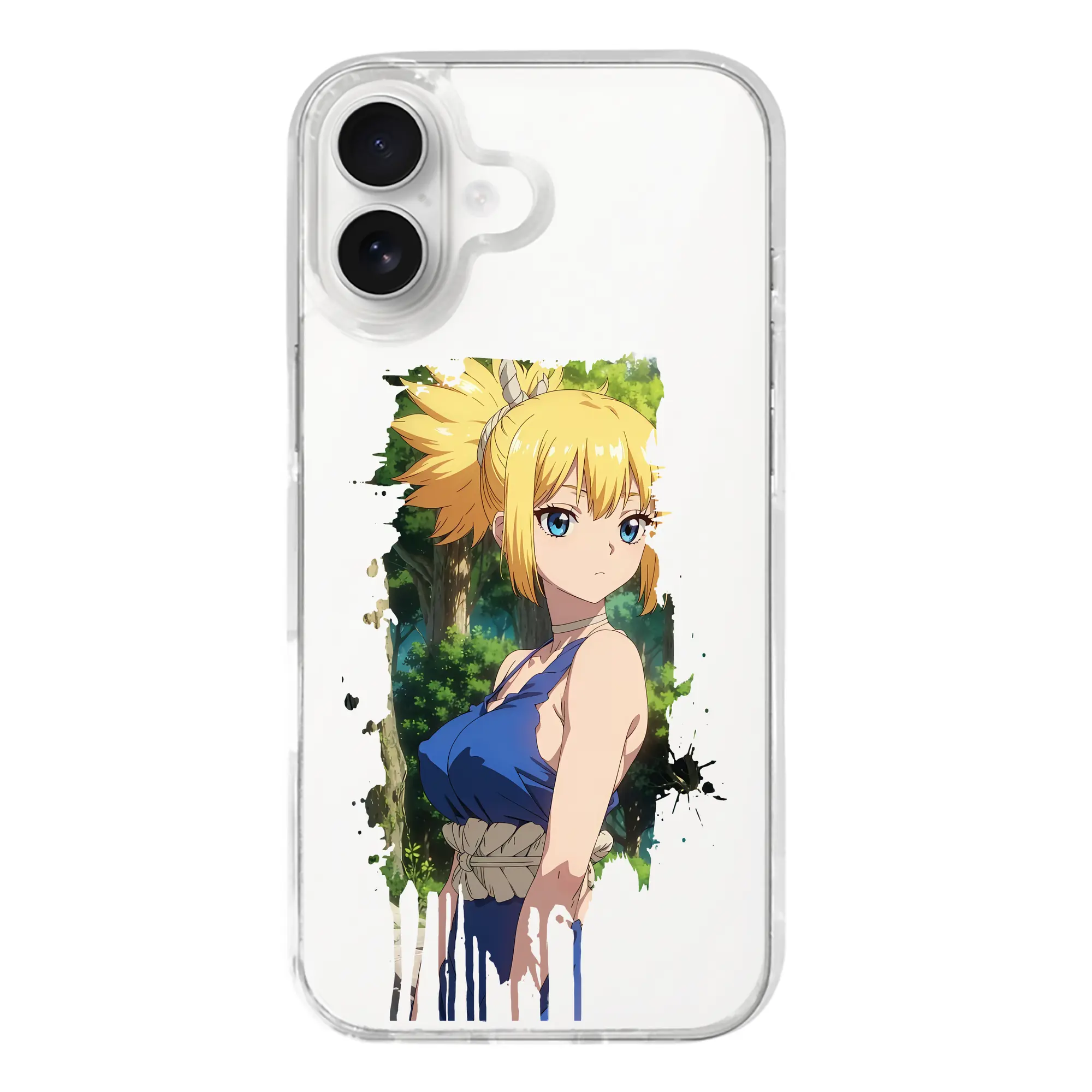 ドクターストーン グッズ,コハク - iPhone 17シリーズ 透明スマホケース – 薄型・耐衝撃・精密フィット保護カバー